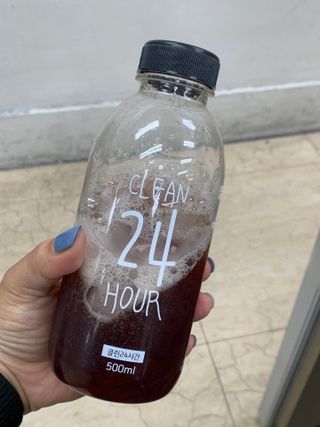 클린24시간 1BOX(5포) + 전용보틀(500ml) — 5점을 준 리뷰어가 2023년 6월 올린 사용 사진