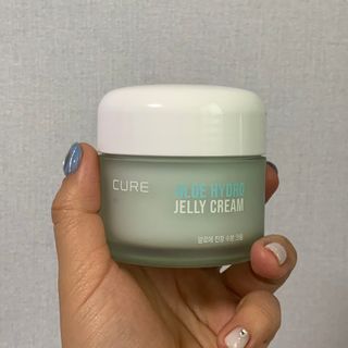 김정문알로에 큐어 큐어 알로에 리프레쉬 젤리 세럼, 큐어 알로에 하이드로 젤리 크림 — 5점을 준 리뷰어가 2021년 4월 올린 사용 사진