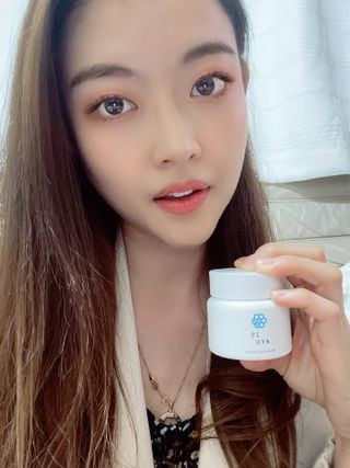 AYU25[아유트웬티파이브]다마스크로즈워터 베이스 천연 수분 촉촉 크림 — 5점을 준 리뷰어가 2021년 4월 올린 사용 사진