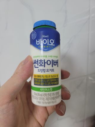 LIVE 매일바이오 썬화이버 드링킹 요거트 — 5점을 준 리뷰어가 2022년 8월 올린 사용 사진