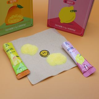 비타앤C 레몬맛, 망고맛 — 5점을 준 리뷰어가 2021년 7월 올린 사용 사진