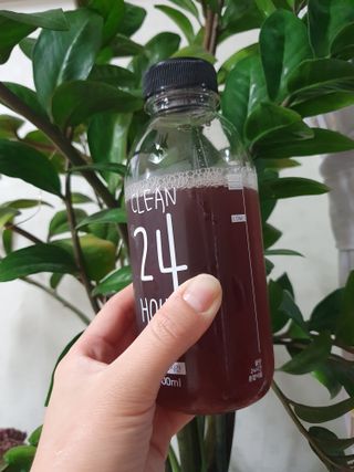클린24시간 1BOX(5포) + 전용보틀(500ml) — 5점을 준 리뷰어가 2022년 10월 올린 사용 사진