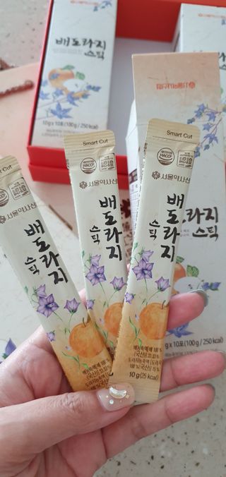 서울약사신협_배도라지스틱_10g x 30포 — 5점을 준 리뷰어가 2021년 3월 올린 사용 사진