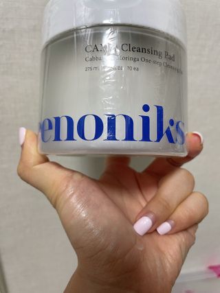 키노닉스 카모 클렌징 패드 — 5점을 준 리뷰어가 2021년 8월 올린 사용 사진