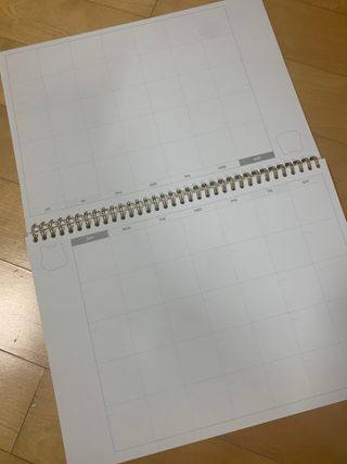 리훈 곰부 체크리스트+ 곰부 리무버블스티커 1장 — 4점을 준 리뷰어가 2021년 5월 올린 사용 사진
