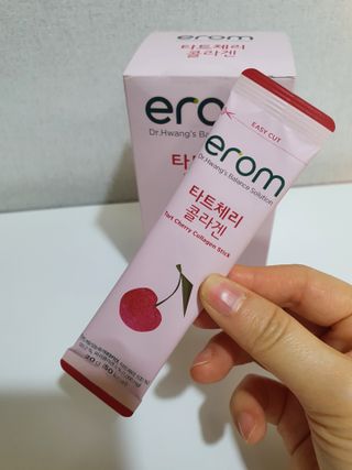 이롬 erom 타트체리 콜라겐 — 5점을 준 리뷰어가 2021년 3월 올린 사용 사진