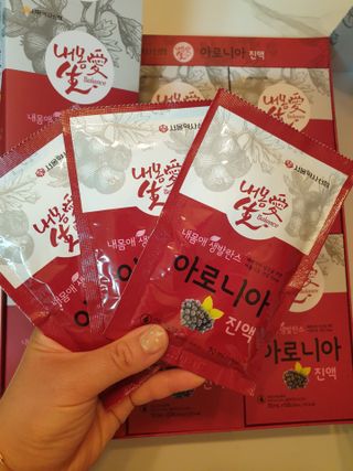 서울약사신협_내몸애생발란스아로니아_70ml x 30포 — 4점을 준 리뷰어가 2021년 7월 올린 사용 사진