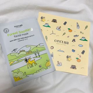세뚜아(Cettua) 나우[세뚜아] 포레스트 수딩 마스크 Cettual Forest  Soothing Mask 4매 — 5점을 준 리뷰어가 2024년 4월 올린 사용 사진