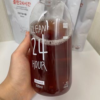 클린24시간 1BOX(5포) + 전용보틀(500ml) — 4.5점을 준 리뷰어가 2022년 12월 올린 사용 사진