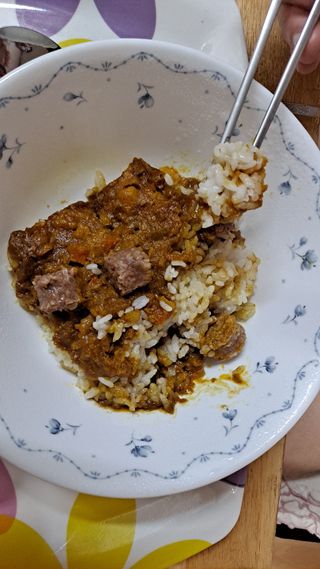 브라잇벨리 식물성 미트볼과 일본식카레의 만남, 플랜트볼 카레라이스 — 5점을 준 리뷰어가 2022년 9월 올린 사용 사진