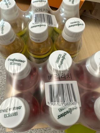 더그레잇티 콤부차 [매일유업] 더그레잇티 44kcal 콤부차 300ml *12개입 (오리지널 6개+베리리치 6개) — 4.5점을 준 리뷰어가 2023년 7월 올린 사용 사진