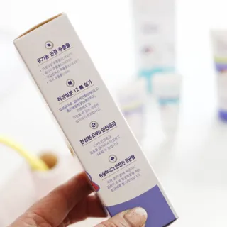 닥터데디스 안심불소 튼튼치약(청포도, 민트 중 택 1) 60g + 여행용 미니 치약 15g — 5점을 준 리뷰어가 2022년 9월 올린 사용 사진