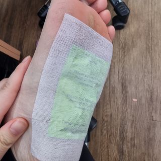 [레제르] 아로마 수액패치 발패치 30매입 -라벤더향/유칼립투스향/대나무향 — 5점을 준 리뷰어가 2022년 2월 올린 사용 사진