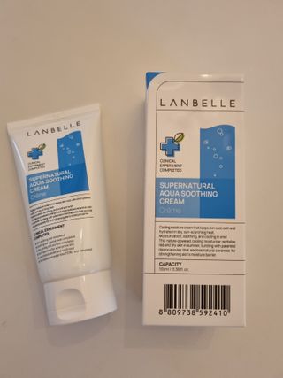 랑벨 수퍼내츄럴 아쿠아 수딩 크림 100ml — 5점을 준 리뷰어가 2022년 4월 올린 사용 사진