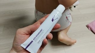 아토스탠다드 베이비크림 — 5점을 준 리뷰어가 2020년 12월 올린 사용 사진
