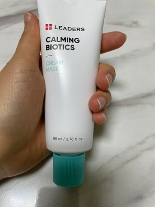 리더스코스메틱 리더스 카밍 바이오틱스 크림 마스크 — 5점을 준 리뷰어가 2021년 3월 올린 사용 사진