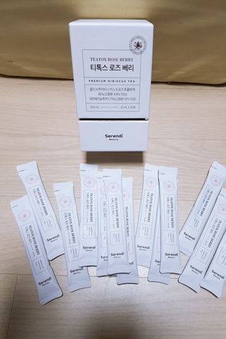 세렌디뷰티_이너뷰티 티톡스 로즈 베리 — 5점을 준 리뷰어가 2021년 3월 올린 사용 사진
