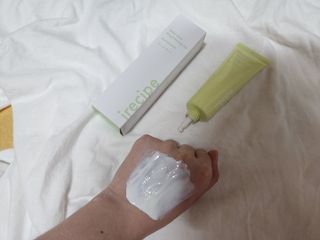 아이레시피 마일드시카 브라이트닝 업 선스크린 SPF50+ PA++++ — 5점을 준 리뷰어가 2023년 6월 올린 사용 사진