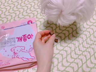 My Pet Care 천연단백질 눈건강에 개좋아 — 5점을 준 리뷰어가 2021년 3월 올린 사용 사진