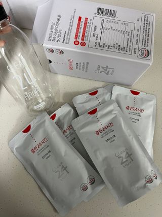 클린24시간 1BOX(5포) + 전용보틀(500ml) — 5점을 준 리뷰어가 2023년 5월 올린 사용 사진
