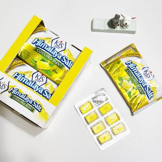 마요라 히말라야 솔트 캔디 2종-페퍼민트 맛, 라임민트 맛 — 5점을 준 리뷰어가 2022년 12월 올린 사용 사진