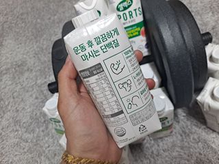 셀렉스스포츠 셀렉스 스포츠 웨이 프로틴 복숭아_ 330ml x 12팩 — 5점을 준 리뷰어가 2021년 7월 올린 사용 사진
