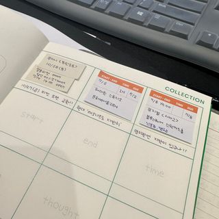 MF[비마이웨이]특허받은 할일카드 플래너, 비마이웨이 세트(만년형) — 3.5점을 준 리뷰어가 2023년 7월 올린 사용 사진