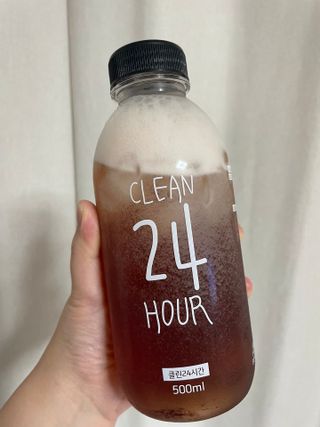 클린24시간 1BOX(5포) + 전용보틀(500ml) — 5점을 준 리뷰어가 2023년 6월 올린 사용 사진