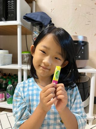 광동생활건강 [세계판매1위 유산균] 컬처렐 키즈 패킷 30포1박스 — 5점을 준 리뷰어가 2022년 7월 올린 사용 사진