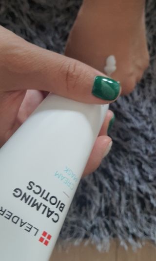 리더스코스메틱 리더스 카밍 바이오틱스 크림 마스크 — 5점을 준 리뷰어가 2021년 3월 올린 사용 사진