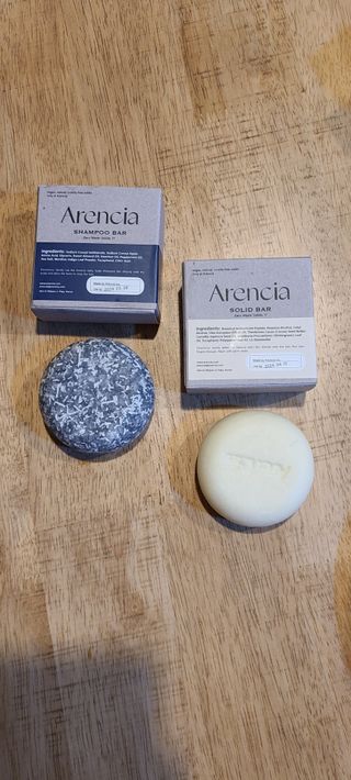 Arencia 아렌시아 솔티소다 샴푸바, 더 새틴 린스바 세트 — 5점을 준 리뷰어가 2021년 6월 올린 사용 사진