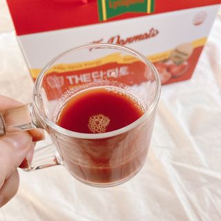 제이제이바이오 더단마토 프리미엄주스 100ml 30팩입 - 무설탕 스테비아 토마토즙 — 5점을 준 리뷰어가 2021년 11월 올린 사용 사진