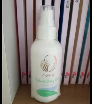 mom e 맘이 내추럴 베이비 케어 크림+바디오일 — 5점을 준 리뷰어가 2021년 1월 올린 사용 사진
