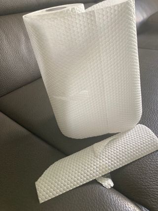 부직포나라 중금속유해물질ZERO 뜯어쓰는 주방 일회용수세미 60매 2매 — 5점을 준 리뷰어가 2022년 8월 올린 사용 사진