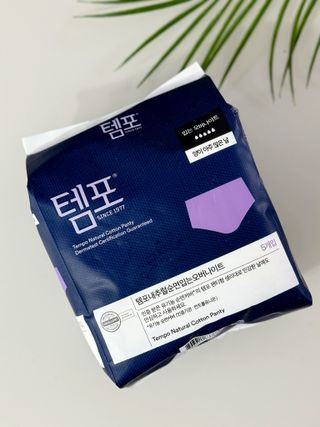 N[템포 ] 패드 내추럴 순면 입는 오버나이트 5P * 2개 — 5점을 준 리뷰어가 2024년 2월 올린 사용 사진