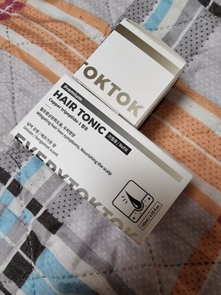 소담스퀘어 상암 에브리톡톡 헤어토닉 120ml — 4점을 준 리뷰어가 2022년 11월 올린 사용 사진