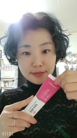 이지듀 DW-EGF 크림 다이브좀_콜라겐이 쏙쏙, 탄력피부로 다이빙 — 5점을 준 리뷰어가 2021년 2월 올린 사용 사진