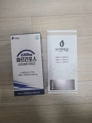 자연에온 아르긴포스 L-아르기닌 5555mg 스틱 15개입 1박스 — 5점을 준 리뷰어가 2022년 1월 올린 사용 사진