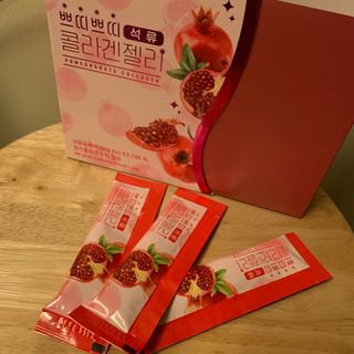 헬스업_쁘띠쁘띠석류콜라겐젤리_20g x 14포 — 5점을 준 리뷰어가 2021년 2월 올린 사용 사진