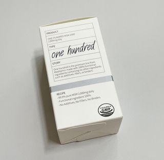 메디타민 원헌드레드 MSM 2000 — 5점을 준 리뷰어가 2021년 9월 올린 사용 사진