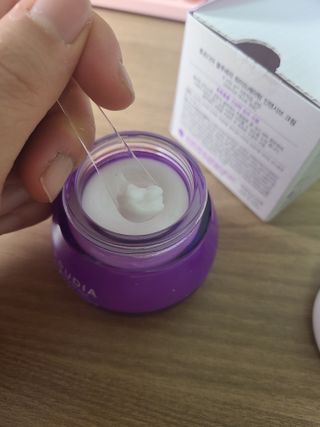 [후르디아] 72시간 블루베리 속살 수분크림 — 5점을 준 리뷰어가 2022년 3월 올린 사용 사진