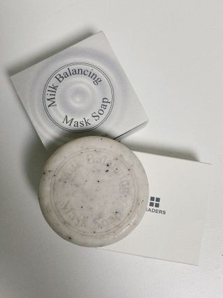 리더스코스메틱 리더스 밀크 밸런싱  마스크  솝 — 5점을 준 리뷰어가 2021년 11월 올린 사용 사진