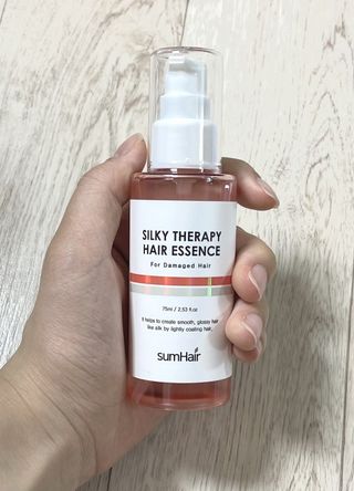 썸헤어 / SUMHAIR 썸헤어 실키 테라피 헤어 에센스 — 5점을 준 리뷰어가 2021년 5월 올린 사용 사진