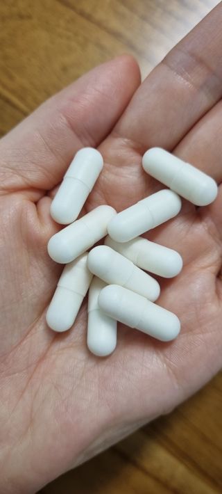 메디타민 인체유래 비피더스 포스트 프로바이오틱스 — 5점을 준 리뷰어가 2021년 4월 올린 사용 사진