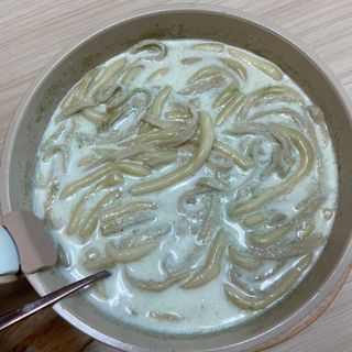 [푸딩팩토리] 로제누들떡볶이 500g / 까르보나라크림누들떡볶이 500g — 5점을 준 리뷰어가 2022년 8월 올린 사용 사진