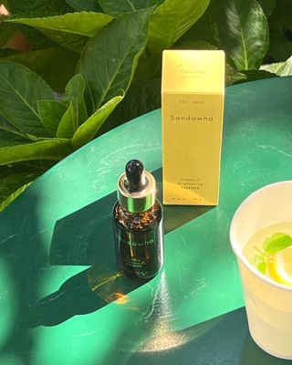 스킨큐어 산다화 비타민c 화이트닝 에센스 30ml — 5점을 준 리뷰어가 2023년 9월 올린 사용 사진