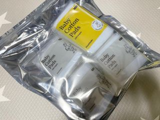 디어엘로디 프리미엄 유기농 유아 솜티슈 40매 3Pack +60매 1Pack 혼합형 — 5점을 준 리뷰어가 2021년 4월 올린 사용 사진
