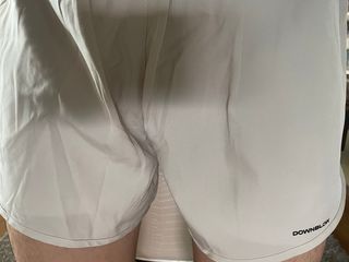 다운블로우 ~남성 스포츠 멀티 포켓 에어 스트레치 투인원 3부 쇼츠 반바지 DBC1803 — 5점을 준 리뷰어가 2025년 6월 올린 사용 사진