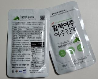 참유원 특허제조 활력 여주진액 여주즙 50포 — 5점을 준 리뷰어가 2022년 1월 올린 사용 사진