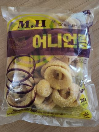 디케이식품(주) M.H 어니언링 700g — 5점을 준 리뷰어가 2022년 12월 올린 사용 사진
